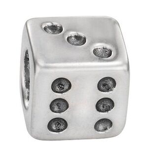 Authentic Pandora Retired Sterling Silver S925 Ale Las Vegas Dice Charm